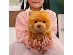 Lindo Peluche De Perro Chow Chow De 25 Cm, Suave, Decorativo, Regalo, Animales De Peluche