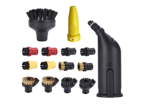 Kit de cepillo de cerdas de alambre con boquilla eléctrica para Karcher 28632630 Sc1 Sc2 Sc3 Sc4 Sc5, boquillas de cepillo de alambre de nailon, ce...