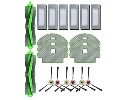 Escova lateral principal panos de esfregona com filtro hepa para irobot roomba r113840