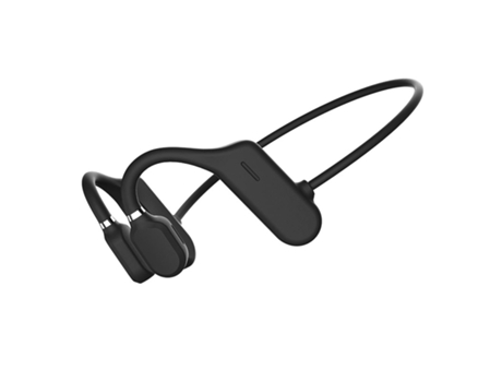Auriculares estéreo inalámbricos Bluetooth con auriculares negros SUNMOSTAR