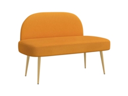 Maison Exclusive - Banco Tapizado Con Respaldo Amarillo Oscuro 110 X 60 X 76 Cm