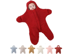 Mono Estrella De Mar Bebé Chrui Vellón Cálido 6 Meses 65cm (rojo)