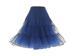 2026-falda Petticoat Vintage Rockabilly 50s Para Mujer Con Volumen Y Cintura Elástica