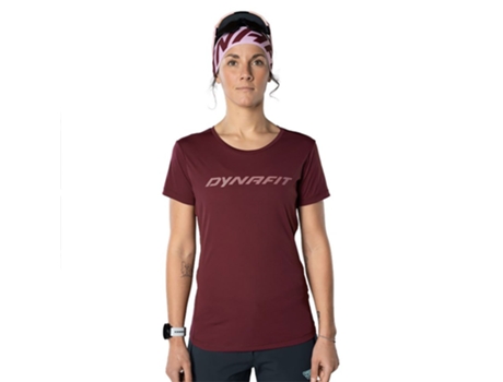 Camiseta de Mujer DYNAFIT Traverse Rojo (DE 34)