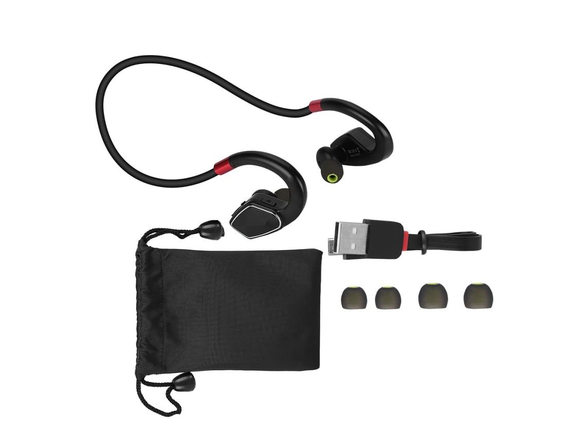 Audífonos Bluetooth Deportivos (estéreo Inalámbrico) Fineblue Mt-2 Negro