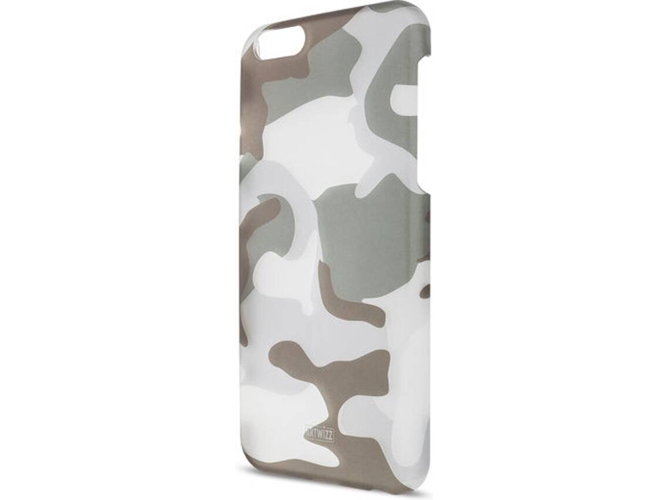 Funda iPhone 6 Plus, 6s Plus, 7 Plus, 8 Plus ARTWIZZ Camouflage Clip Gris