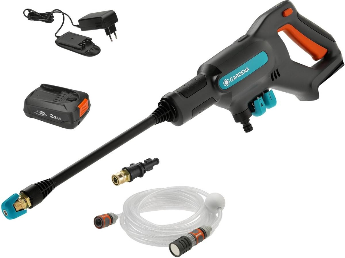 Kit de Lavadoras de Presión GARDENA AquaClean (24/18V - P4A - Sin cable)