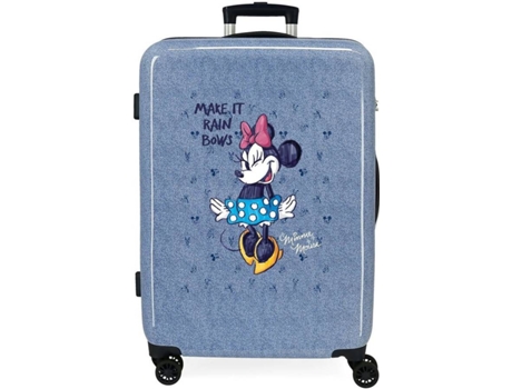 Maleta de Viaje DISNEY Minnie ABS Rígida Make It Rain Bows (70L)