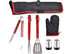 Juego de Utensilios para Barbacoa BERGNER BG-40221-MM (Acero Inoxodable - 48,5x12,5x8,5cm)