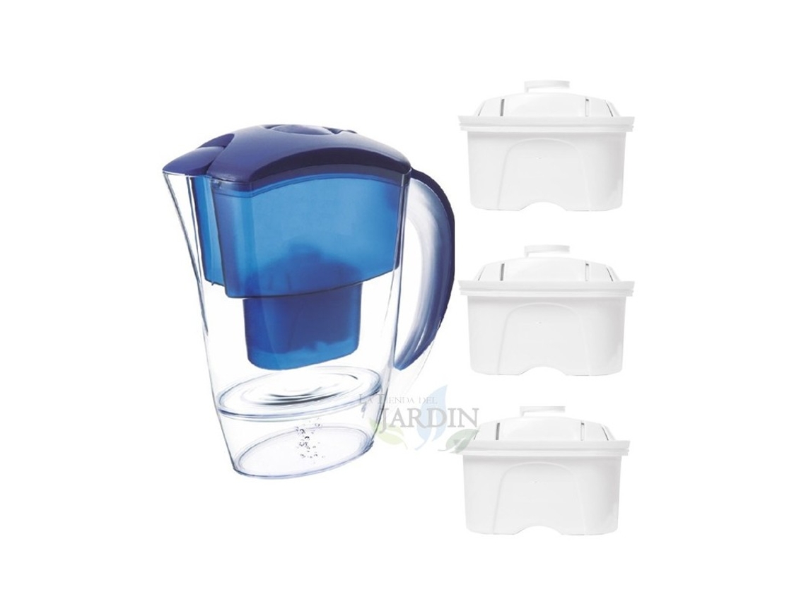 Jarra Purificadora Agua 2 Litros 3 Filtros Recambio SUINGA