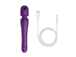 Vibrador De Masaje De Succin 3 En 1 Con 10 Modos Para Mujeres (prpura) Yizhood