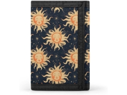 Cartera Compacta Poliéster Con Cremallera Para Hombre Diseño Estampado