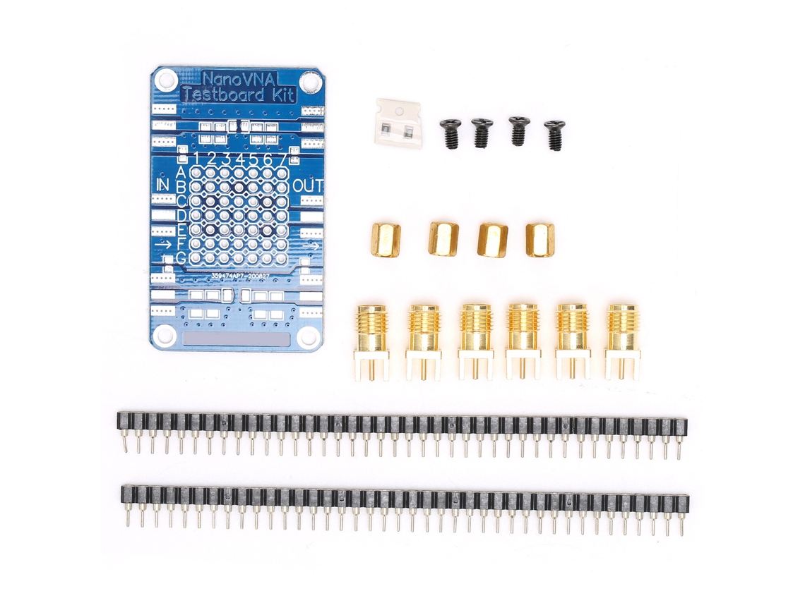 Kit De Placa De Prueba Pcb Compatible Analizador De Red Vectorial Smt
