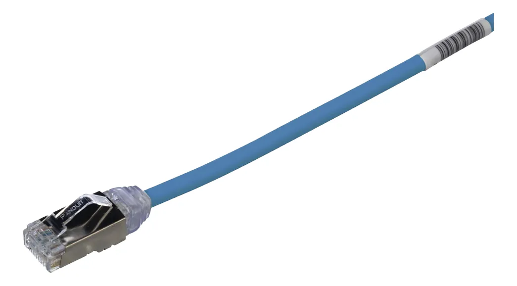 Patch Cord Cat6a 28 Awg S/ftp Cm/ls0h 20cm Azul Stp28x0.2mbu