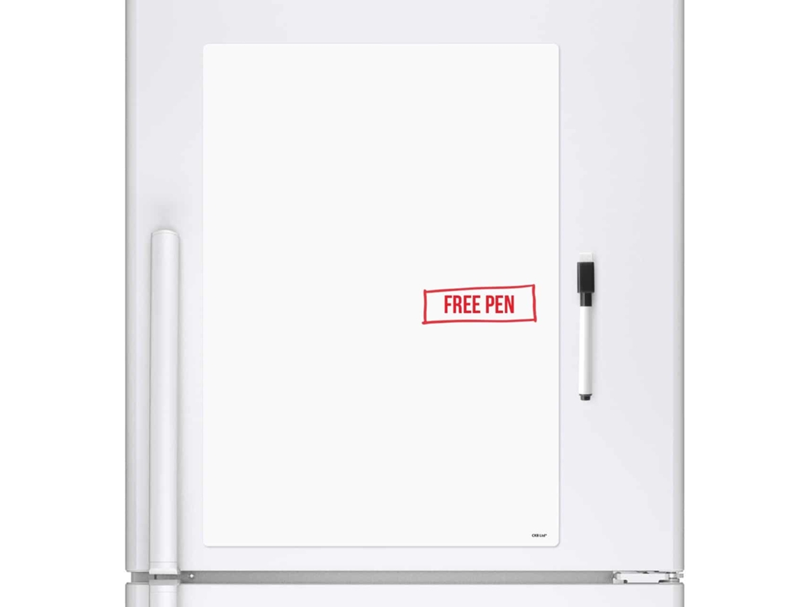 A4 Em Branco Seco Limpar Quadro Magnético Geladeira Placa Ímã Folha De Sinalização Com Caneta Marcador Ckb Ltd