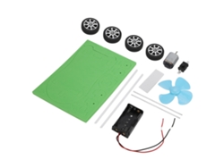 Ats-modelo De Coche De Energía Eólica Diy Educativo Para Niños Juguete De Montaje Manual