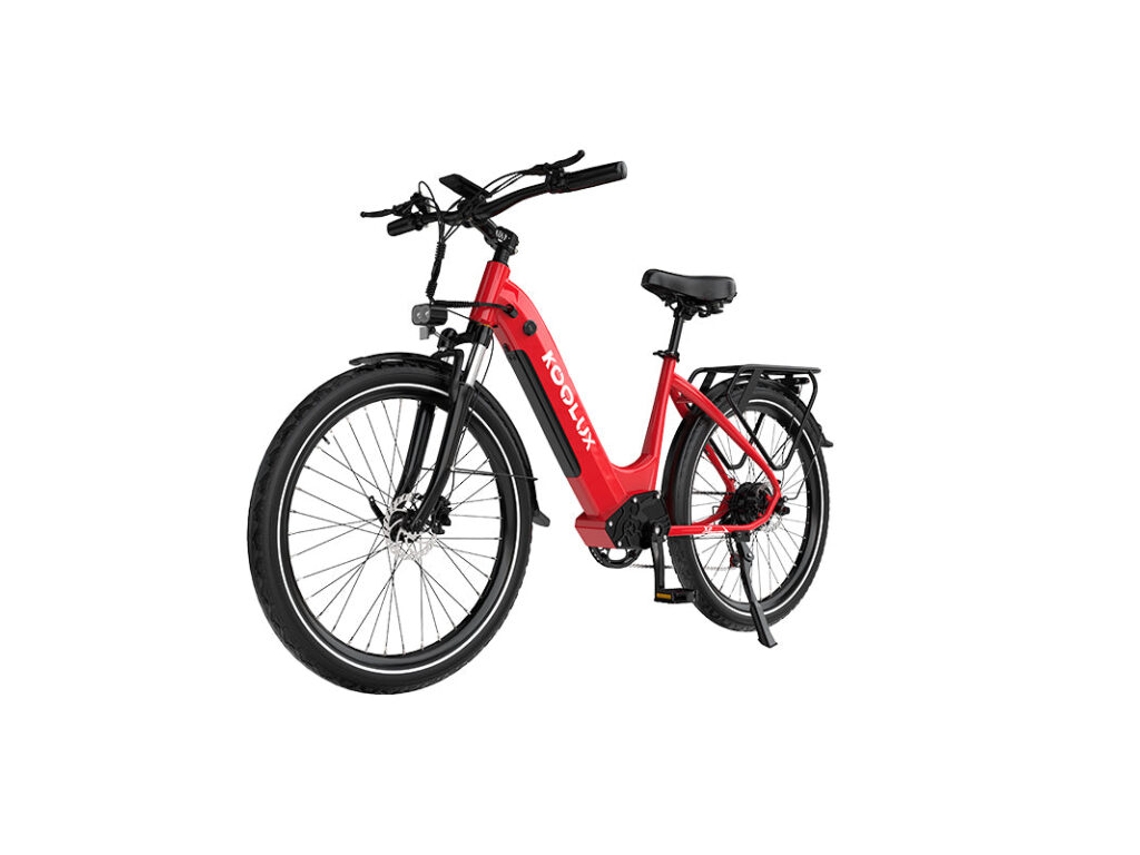 Bicicleta eléctrica urbana Koolux X2, 250 W, 48 V 13,5 Ah, batería extraíble, 80 km de autonomía, neumáticos de 26 x 1,95 pulgadas.