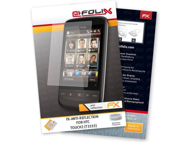 Protector de Pantalla ATFOLIX FX-Antireflex, HTC Touch2 (T3333)