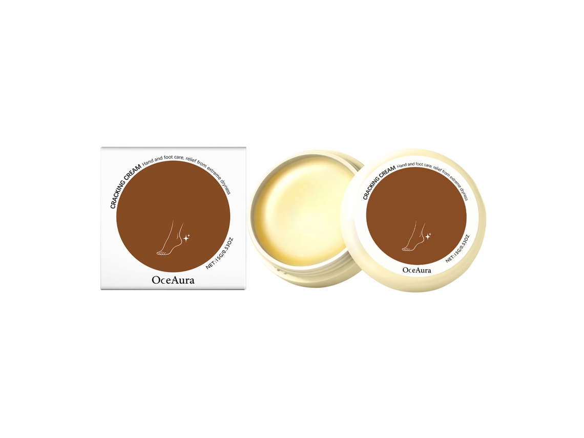 Crema hidratante eficaz para manos y pies agrietados.
