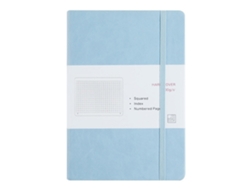 Cuaderno cuadriculado A5, 148 x 213 mm, tapa dura, 188 páginas