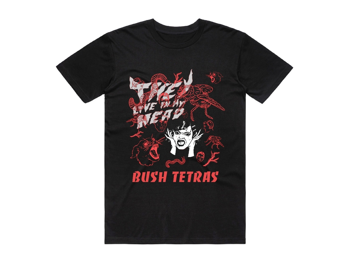 Camiseta unisex para adultos Bush Tetras They Live In My Head ROCKINSTONE, la más vendida. Talla: XXL