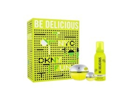 DKNY - Be Delicious Gift set EDP 100 ml, shower foam 150 ml and miniature EDP 7 ml 100ml