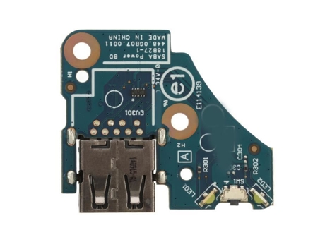 HURRISE Placa de Puerto USB para computadora portátil Placa USB para Puerto de computadora portátil X360 15M Dr 448.0Gb07.0011