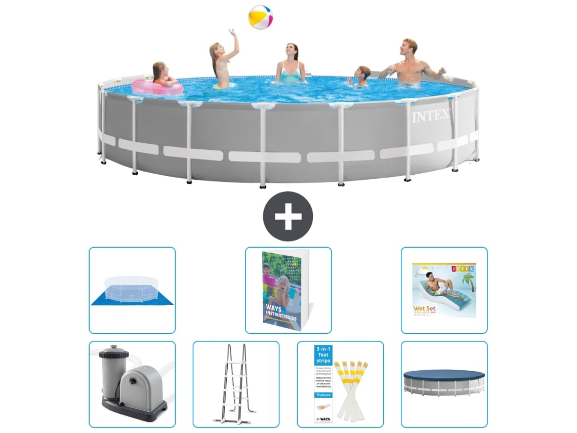 Intex Piscina Prism Frame Redonda - 549x122 Cm - 8-peças S670