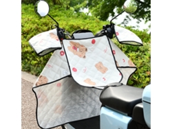 2026cubre Parabrisas Para Vehículo Eléctrico Impermeable Protección Uv Cubre Rodillas Moto Eléctrica Primavera Verano Oso