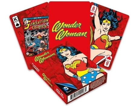 Baraja de Cartas AQUARIUS DC Comics Retro Wonder Woman