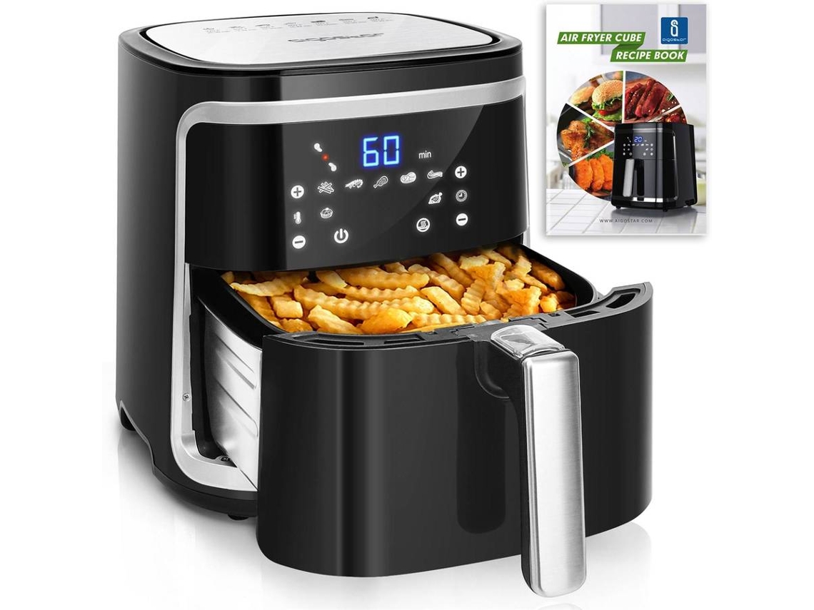 Freidora sin Aceite AIGOSTAR 300010IBT (7 kg - Negro)