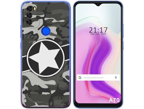 Carcasa Blackview A70 TUMUNDOSMARTPHONE Camuflaje 02 Multicolor