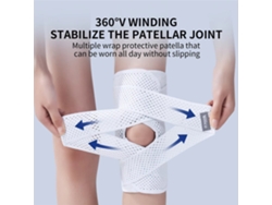 Negrolvilico 1 Rodillera Deportiva Elástica Presión Soporte Rodilla Protector Articulaciones Fitness Recuperación Antideslizante