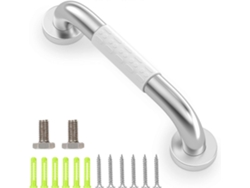 Barra De Agarre De Inox Para Baño Con Círculo Luminoso Antideslizante 30cm