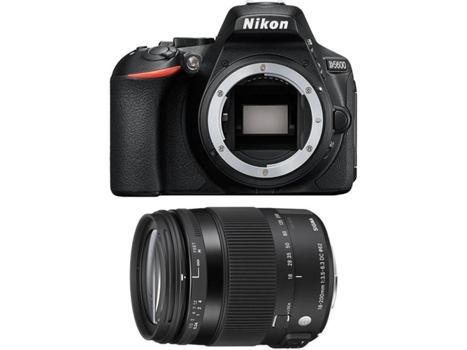 Kit Cámara Réflex NIKON D5600 + Sigma 18-200