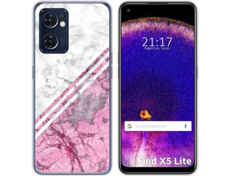 Carcasa Oppo Find X5 Lite 5G TUMUNDOSMARTPHONE Dibujos Mármol 03 Multicolor