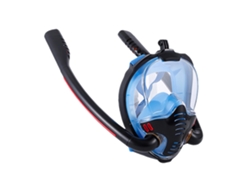 Máscara De Snorkel Con Doble Tubo, Silicona Antivaho Para Adultos, Aparato De Respiración Subacuática.