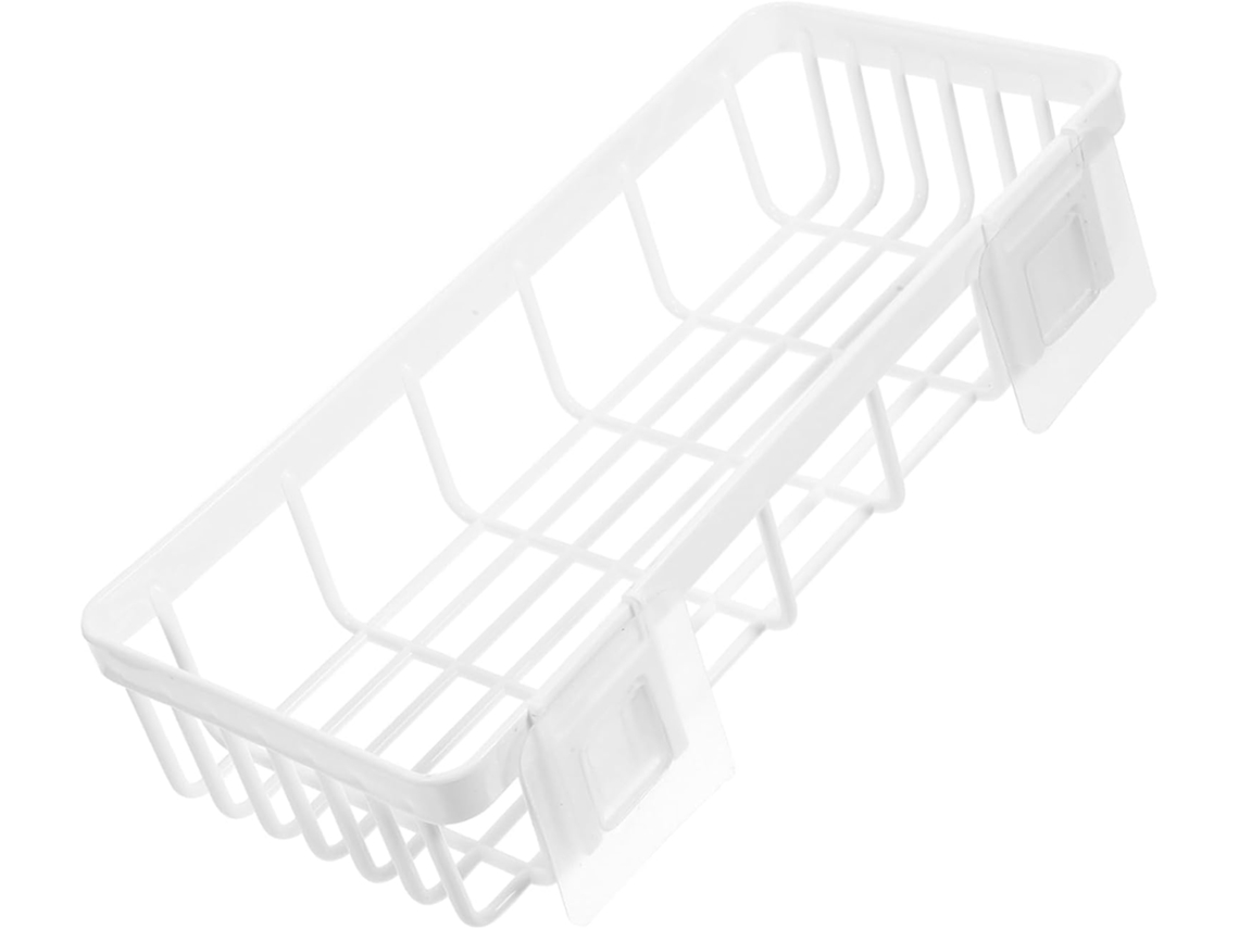 Estante de pared para baño, montaje en pared para desagüe, para organizar condimentos y más Gokoco