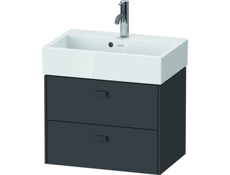 Mueble DURAVIT Brioso de baño de pared Compact 58,4 x 38,9 cm con 2 cajones incl. recorte de sifón y delantal para lavabo Vero Air 236860