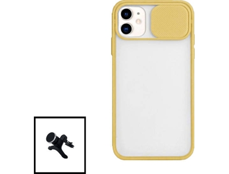 Kit Carcasa Slide Window iPhone SE 2022 PHONECARE Amarillo