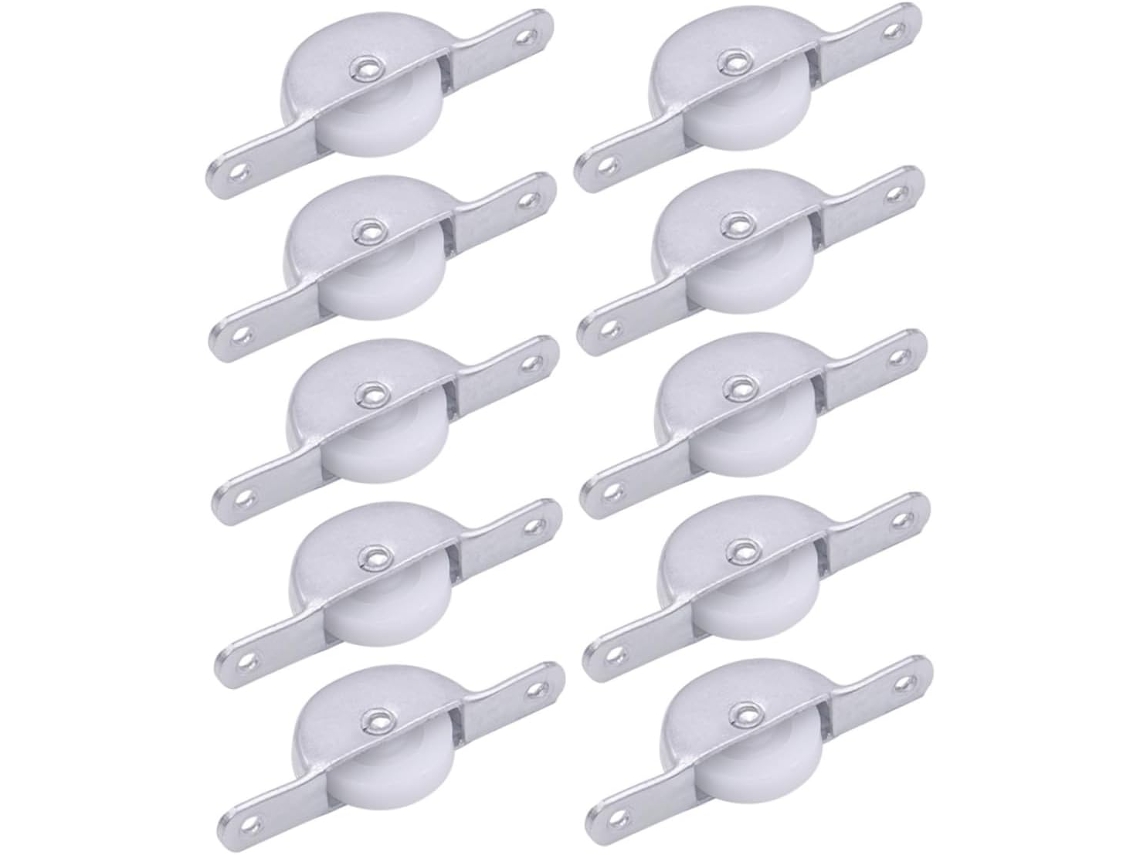 10 Piezas Rueda Plástico Puerta Corrediza Rueda Puerta