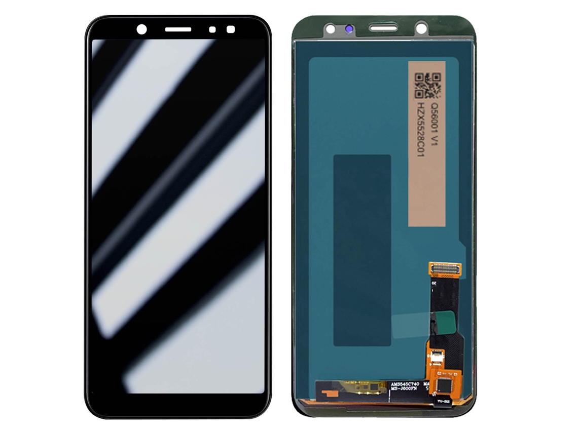 Bloque completo para Samsung Galaxy A6 2018 Pantalla LCD y cristal táctil Negro