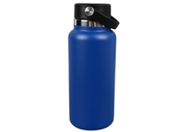 Botella Deportiva Isotérmica De Acero Inoxidable 304, A Prueba De Fugas, Para Montañismo Y Actividades Al Aire Libre, Azul, 946 Ml (32 Oz).