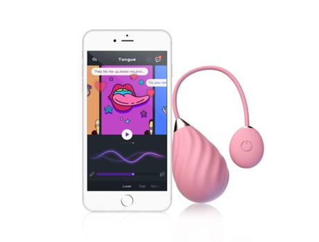 Huevo vibrador controlado por la aplicación Magic Sundae Rosa MAGIC MOTION