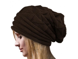 2026-gorro De Lana Tejido Unisex Baggy Para Invierno, Estilo Slouchy, Talla Única, Adecuado Para Deportes Al Aire Libre Y Ocasiones Casuales