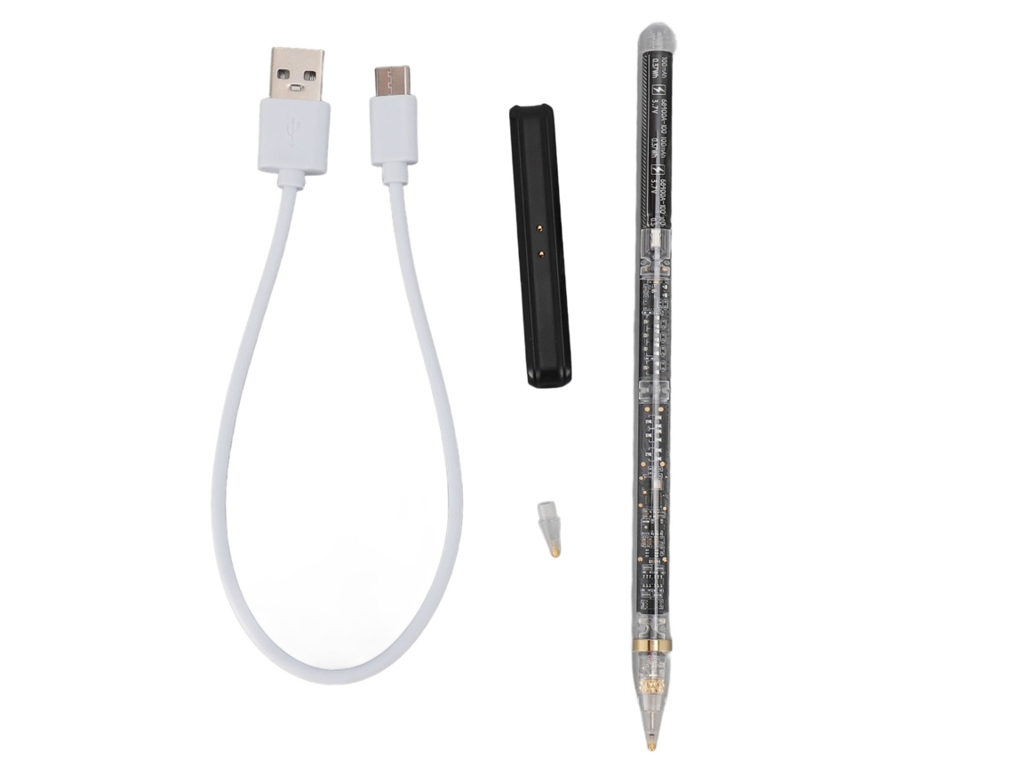 Lápiz Activo Capacitivo (transparente, Carga Por Contacto) Para Dispositivos Apple Bluetooth Recargable