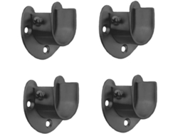 4 Soportes De Acero Inoxidable Para Hombre (1-1/4)