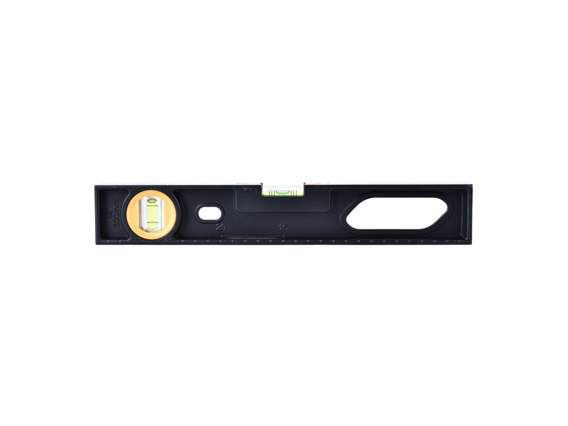 Régua De Nível De Alumínio 30cm Com 2 Bolhas Nível Vertical Horizontal Ferramenta De Medição Não Magnética