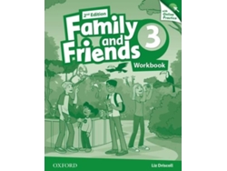 Libro Family Friends 2E 3 Workbook de Liz Driscoll (Inglés)