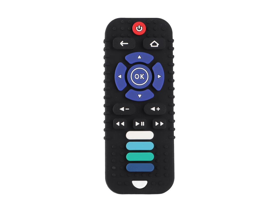 Juguete de silicona para la dentición del bebé con control remoto para TV
